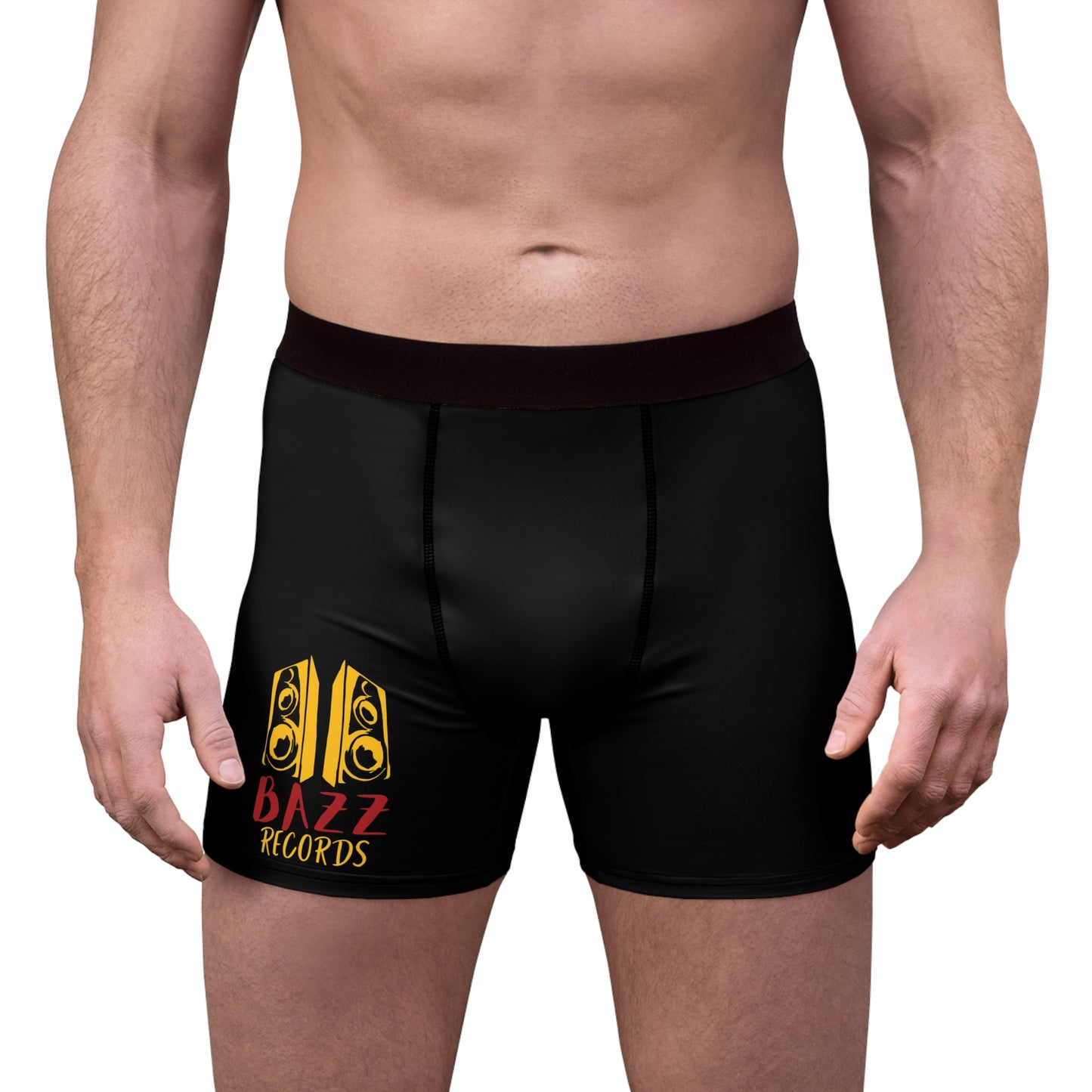 Bazz Records Men's Boxer Briefs - Stylish and Comfortable Underwear for Music Lovers