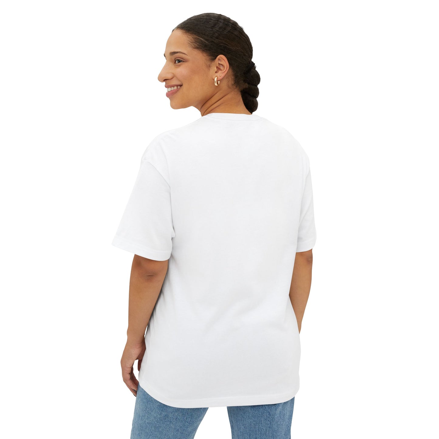 BAZZ RECORDS Unisex Oversized Boxy Tee - Retro Music Vibe