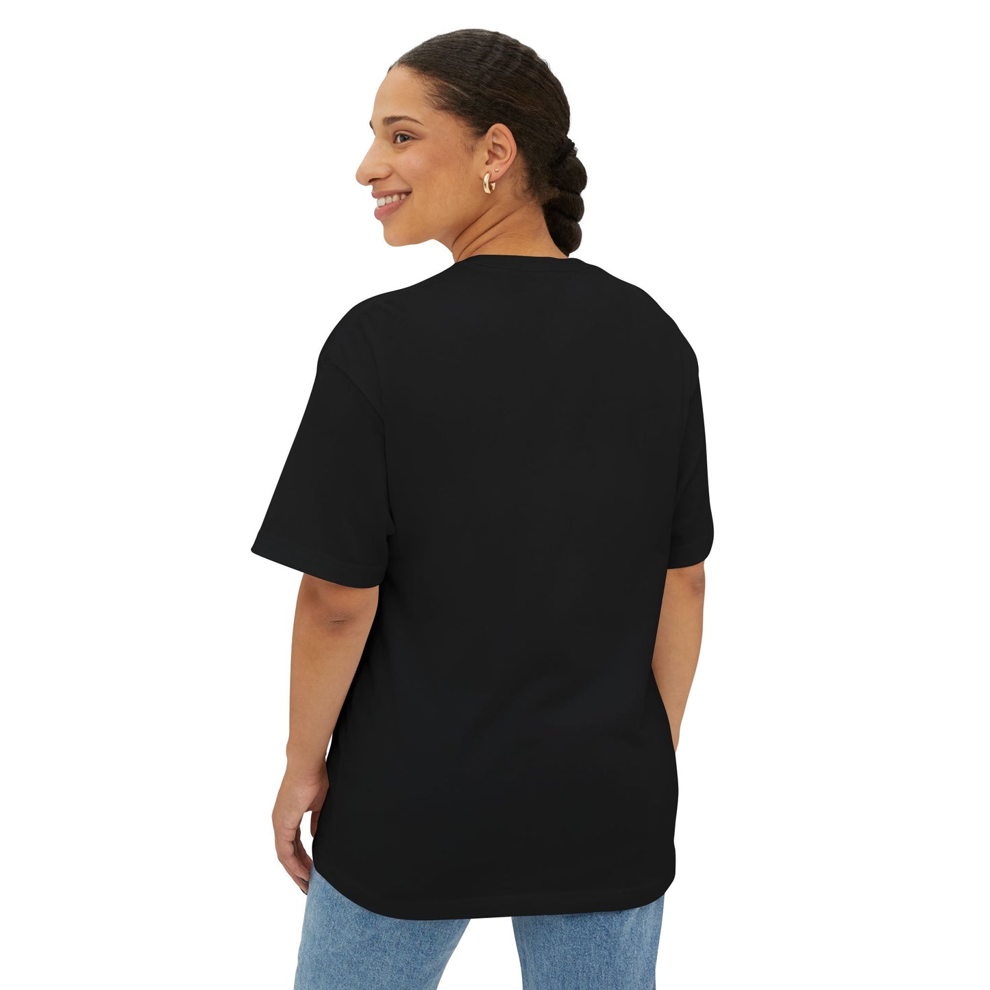 BAZZ RECORDS Unisex Oversized Boxy Tee - Retro Music Vibe
